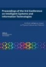 Proceedings of the 3rd Conference on Intelligent.. Anna Wawrzyńczak, Piotr Świtalski