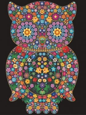 Kolorowanka welwetowa Colorvelvet 47x35 cm Sowa