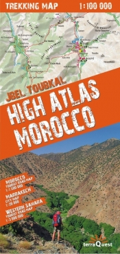 Morocco High Atlas trekking map 1:100 000 - Opracowanie zbiorowe