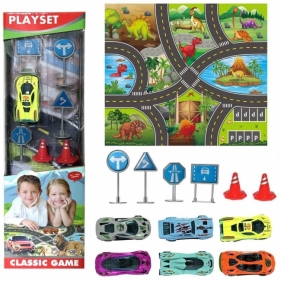 Zestaw aut resoraków z matą