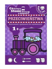 Co cztery słonie wiozą w wagonie.Kolorowanki