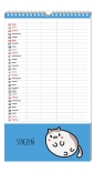 Kalendarz planner rodzinny 25x43cm - Kawaii