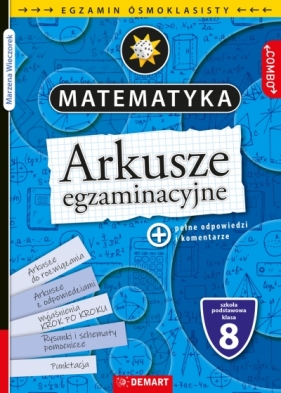 Arkusze egzaminacyjne. Matematyka. Egzamin ósmoklasisty - Marzena Wieczorek