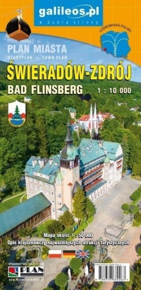 Plan miasta - Świeradów-Zdrój 1:10 000 - Opracowanie zbiorowe