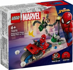 Klocki Super Heroes 76275 Pościg na motocyklu: Spider-Man vs. Doc Ock (76275)