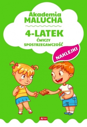 Akademia malucha 4-latek ćwiczy spostrzegawczość