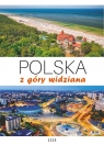 Kalendarz 2025 wieloplanszowy Polska z góry