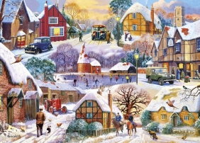 Gibsons, Puzzle 1000: Zima na wsi (G6326) - Walsh Kevin