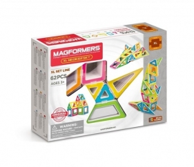 Magformers XL Neon - 62 elementy