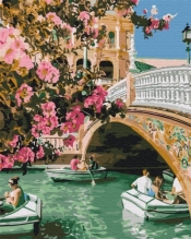 Malowanie po numerach - Wiosna Wenecja 40x50cm