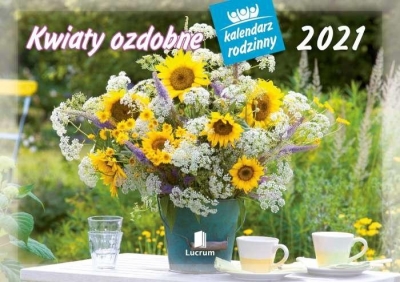 Kalendarz 2021 Rodzinny Kwiaty ozdobne WL2