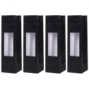 Torba prezentowa Rozette torebka NA butelkę czarna 110 mm x 390 mm x 100 mm (5907354065264)