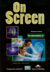 On Screen Podręcznik wieloletni B1 Poziom podstawowy i rozszerzony (Uszkodzona okładka) - Jenny Dooley, Virginia Evans
