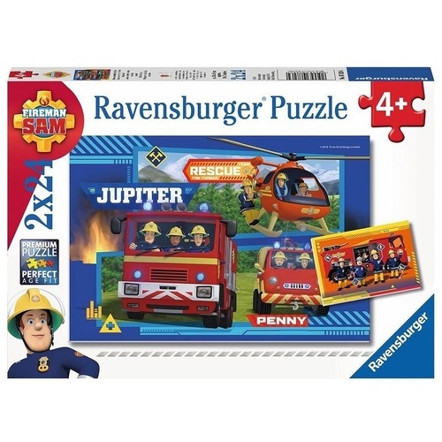 Puzzle Strażak Sam na ratunek 2x24