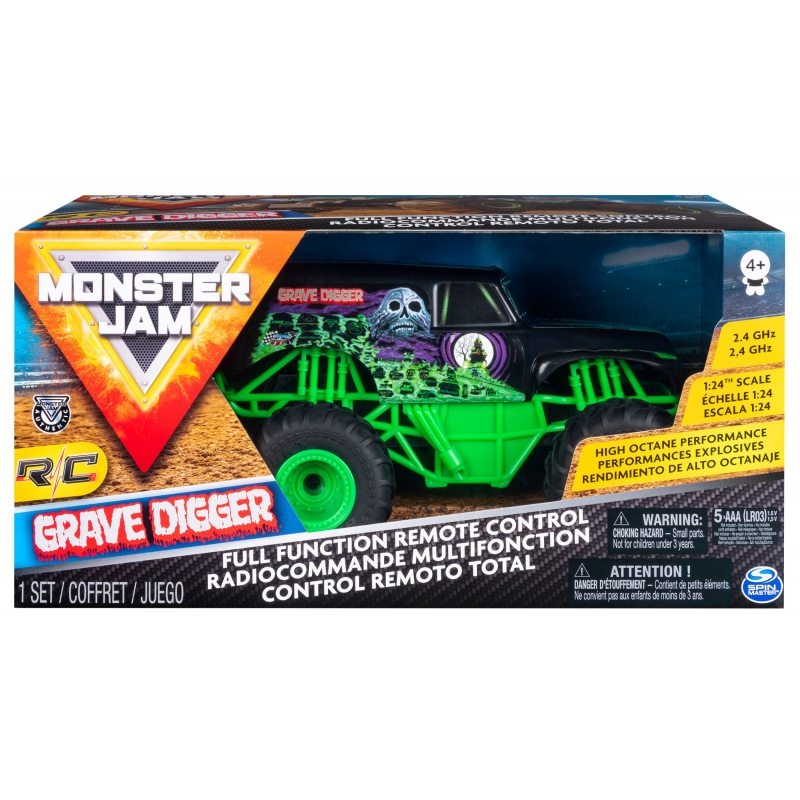 Monster Jam - pojazd RC Grave Digger 1:24 (66803/6044955)