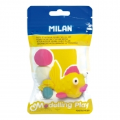 Milan, modelina AIR-DRY samoutwardzalna 100 g - żółta (9154120)
