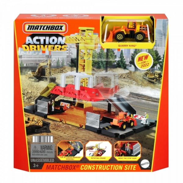 Matchbox Prawdziwe przygody Plac budowy Zestaw startowy (GVY82/HDL33)