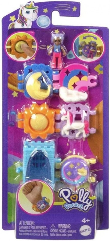 Zestaw figurek Polly Pocket Bransoletka Jednorożec (HKV67/HKV68)