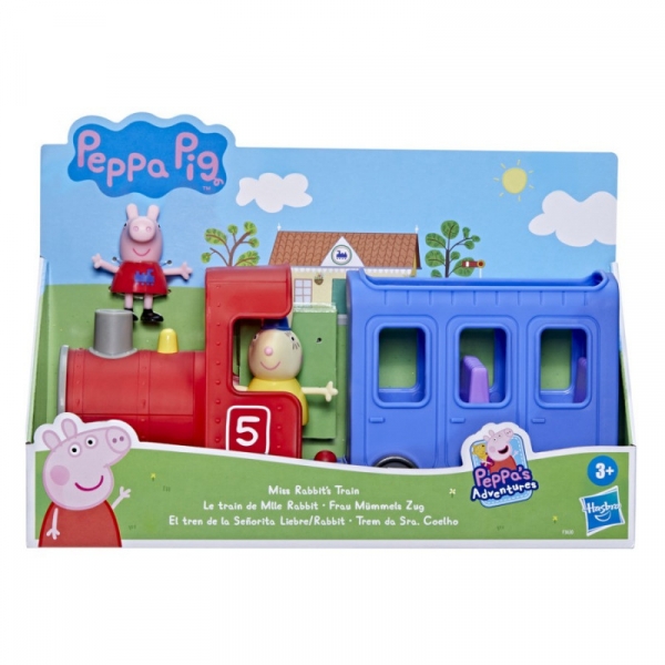 Zestaw z figurką Świnka Peppa Pociąg (F3630)