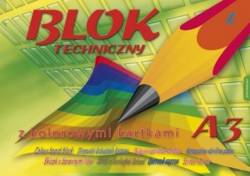 Blok techniczny kolorowy, A3, 10k (RP72)