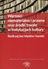 Wartości niematerialne i prawne oraz środki trwałe w instytucjach kultury