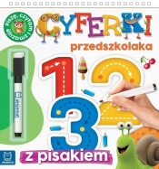 Cyferki przedszkolaka 5-6 lat Seria z pisakiem. Piszę, liczę i zmazuję