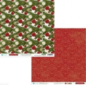 Papier dwustronny 30,5 x 30,5 cm - Christmas Time 01, 5 szt. (PYDU-011-P01)