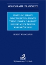 Prawo do zmiany oraz polecenie zmiany treści umowy o roboty budowlane w Hubert Wysoczański