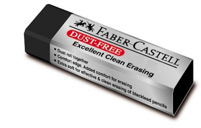 Gumka Dust Free Faber-Castell - czarna (187171 FC) 