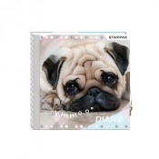 Pamiętnik zamykany Doggy 13,5x13,5cm