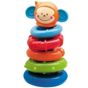 BKIDS Piramida z kółek małpka (1163726)