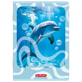 Zeszyt Herlitz Standard Animals A4/32k linia podwójna kolorowa, 1 szt