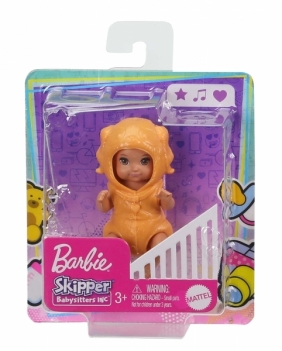 Barbie Skipper: Bobasek w przebraniu - żółty piesek (GRP01/GRP03)