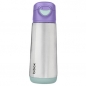 Butelka termiczna z ustnikiem sportowym 500 ml Lilac Pop