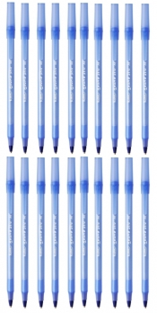 Długopis Bic Round Stic niebieski, 20 szt