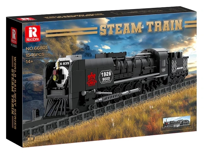 Reobrix, Klocki 66801 Pociąg parowy, 1546 el.