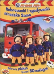 Kolorowanki i zgadywanki strażaka Sama - <br />