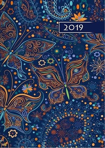 Kalendarz 2019 B6 Kolorowy motyle