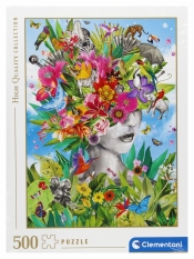 Puzzle - HQ Head in the Jungle, 500 el.