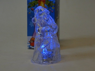 Mikołaj 12 cm akryl na baterie