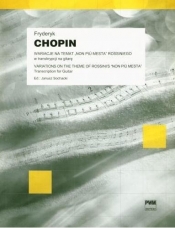 Wariacje na temat w transkrypcji na gitarę PWM - Chopin Fryderyk