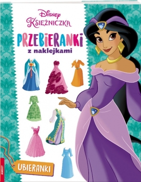 Disney Księżniczka Przebieranki z naklejkami