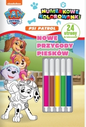 Psi Patrol. Numerkowe kolorowanki. Nowe przygody piesków - Opracowanie zbiorowe