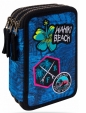 Coolpack - Jumper 3 - Piórnik potrójny z wyposażeniem - Blue (Badges G) (B67156)