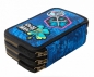 Coolpack - Jumper 3 - Piórnik potrójny z wyposażeniem - Blue (Badges G) (B67156)