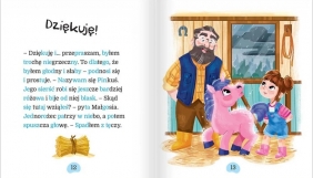 Uczę się czytać. Duże litery. Podział na sylaby. Małgosia i jednorożec - Agata Giełczyńska - Jonik