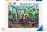 Ravensburger, Puzzle 500: Roślinna komnata (12000207) Wiek: 12+
