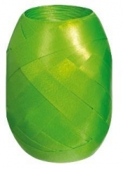 Wstążka kłębuszek 20m/10mm matowa zielona