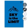 Zeszyt A4 32k.w linie z marginesem Sky 90g
