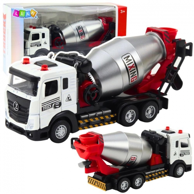 Betoniarka metalowa ze światłem i dźwiękiem